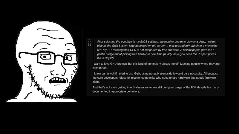 complaint about free software